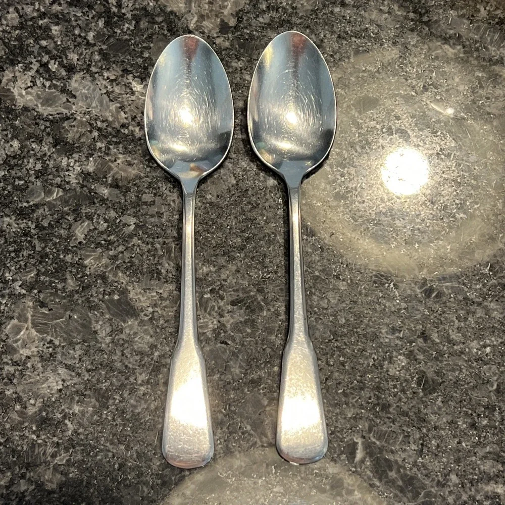 Oneida Colonial Boston Minute Man Stainless Teaspoons 6